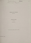 Financial Report of the Controller, 1952-1953