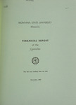 Financial Report of the Controller, 1957-1958 by Montana State University (Missoula, Mont.)
