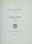 Financial Report of the Controller, 1962-1963 by Montana State University (Missoula, Mont.)