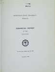Financial Report of the Controller, 1963-1964 by Montana State University (Missoula, Mont.)