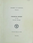 Financial Report of the Business Manager, 1967-1968