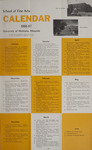 School of Fine Arts Calendar, 1966-1967 by University of Montana (Missoula, Mont. : 1965-1994). School of Fine Arts