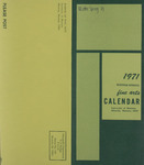 Fine Arts Calendar, Winter-Spring 1971 by University of Montana (Missoula, Mont. : 1965-1994). School of Fine Arts