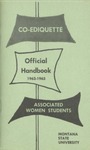 Associated Women Students Handbook, 1962-1963 by Montana State University (Missoula, Mont.). Associated Women Students