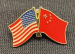 United States/ China Flag Pin