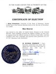 862(XV_i):095 - Certificate of Election