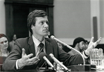 Max Baucus at severance tax hearing by Creator unknown