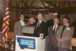 Max Baucus giving campaign speech by Creator unknown