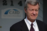 Max Baucus at CARD Clinic by Creator unknown
