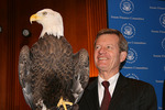 Max Baucus at Endangered Species Act tax credit press conference by Creator unknown