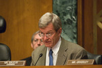 Max Baucus at Senate Committee on Finance meeting by Creator unknown