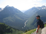 Max Baucus hiking in Glacier National Park by Creator unknown