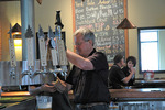 Max Baucus during Lakeside Tamarack Brewery workday by Creator unknown