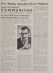 Communique, Spring 1958 by Montana State University (Missoula, Mont.). School of Journalism