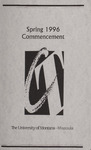 College of Technology Spring Commencement Program, 1996 by University of Montana--Missoula. College of Technology