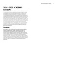 2024-2025 Course Catalog by University of Montana--Missoula. Office of the Registrar
