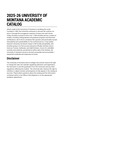 2025-2026 Course Catalog by University of Montana--Missoula. Office of the Registrar