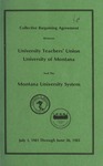 University Faculty Association Collective Bargaining Agreement, 1981-1983