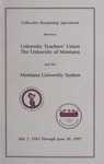 University Faculty Association Collective Bargaining Agreement, 1993-1997