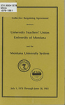 University Faculty Association Collective Bargaining Agreement, 2013-2017 by University of Montana--Missoula. University Faculty Association