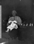 Grandma Catherine with Gene by Mary Helterline Flynn