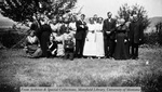 John Flynn and Mary Helterline's wedding party by Mary Helterline Flynn