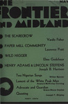 The Frontier and Midland, May 1934