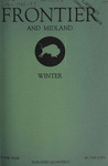 Frontier and Midland, Winter 1936-1937 by Harold G. Merriam