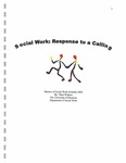Social Work: Response to a Calling by Thad Widmer