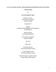 LOCAL SYSTEMS CHANGE: APPLIED RESEARCH METHODS FOR SUSTAINABLE COMMUNITIES by Taylor Barrett Hill