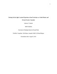 Turning On the Light: Learned Experiences from Practicum as a Youth Mentor and Private Practice Counselor by Jackson Tate Nichols Mr.
