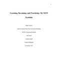 Learning, Becoming, and Practicing: My MSW Portfolio by Mario G. Colucci