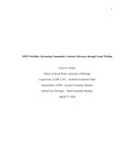 MSW Portfolio: Advancing Community-Centered Advocacy through Grant Writing by Louise L. Doney