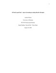 All food is good food – steps to becoming an eating disorder therapist
