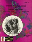 Grizzly Football Game Day Program, October 31, 1970