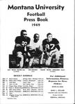 1949 Grizzly Football Yearbook by Montana State University (Missoula, Mont.). Athletics Department