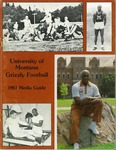 1981 Grizzly Football Yearbook by University of Montana (Missoula, Mont. : 1965-1994). Athletics Department