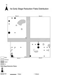 Supplemental Figure 2.3. Early stage reduction flake distribution on IIa by Anna Marie Prentiss, Ethan Ryan, Ashley Hampton, Kathryn Bobolinksi, Pei-Lin Yu, Matthew Schmader, and Alysha Edwards