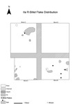 Supplemental Figure 2.5. R-billet flake distribution on IIa by Anna Marie Prentiss, Ethan Ryan, Ashley Hampton, Kathryn Bobolinksi, Pei-Lin Yu, Matthew Schmader, and Alysha Edwards