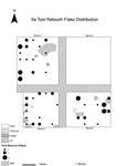Supplemental Figure 2.6. Tool retouch flake distribution on IIa by Anna Marie Prentiss, Ethan Ryan, Ashley Hampton, Kathryn Bobolinksi, Pei-Lin Yu, Matthew Schmader, and Alysha Edwards