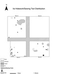 Supplemental Figure 2.10. Hide working/sewing tool distribution on IIa by Anna Marie Prentiss, Ethan Ryan, Ashley Hampton, Kathryn Bobolinksi, Pei-Lin Yu, Matthew Schmader, and Alysha Edwards