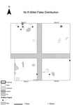 Supplemental Figure 3.5. R-billet flake distribution on IIb by Anna Marie Prentiss, Ethan Ryan, Ashley Hampton, Kathryn Bobolinksi, Pei-Lin Yu, Matthew Schmader, and Alysha Edwards