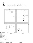 Supplemental Figure 3.10. Hide working/sewing tool distribution on IIb by Anna Marie Prentiss, Ethan Ryan, Ashley Hampton, Kathryn Bobolinksi, Pei-Lin Yu, Matthew Schmader, and Alysha Edwards
