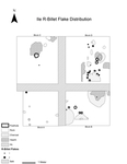 Supplemental Figure 6.5. R-billet flake distribution on IIe by Anna Marie Prentiss, Ethan Ryan, Ashley Hampton, Kathryn Bobolinksi, Pei-Lin Yu, Matthew Schmader, and Alysha Edwards