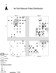 Supplemental Figure 6.6. Tool retouch flake distribution on IIe by Anna Marie Prentiss, Ethan Ryan, Ashley Hampton, Kathryn Bobolinksi, Pei-Lin Yu, Matthew Schmader, and Alysha Edwards