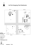 Supplemental Figure 6.7. Knapping tool distribution on IIe by Anna Marie Prentiss, Ethan Ryan, Ashley Hampton, Kathryn Bobolinksi, Pei-Lin Yu, Matthew Schmader, and Alysha Edwards