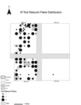 Supplemental Figure 7.4. Tool retouch flake distribution on IIf by Anna Marie Prentiss, Ethan Ryan, Ashley Hampton, Kathryn Bobolinksi, Pei-Lin Yu, Matthew Schmader, and Alysha Edwards