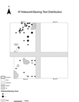 Supplemental Figure 7.8. Hide working/sewing tool distribution on IIf by Anna Marie Prentiss, Ethan Ryan, Ashley Hampton, Kathryn Bobolinksi, Pei-Lin Yu, Matthew Schmader, and Alysha Edwards