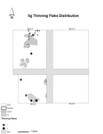 Supplemental Figure 8.3. Biface thinning flake distribution on IIg by Anna Marie Prentiss, Ethan Ryan, Ashley Hampton, Kathryn Bobolinksi, Pei-Lin Yu, Matthew Schmader, and Alysha Edwards