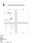 Supplemental Figure 11.6. Knapping tool distribution on IIj by Anna Marie Prentiss, Ethan Ryan, Ashley Hampton, Kathryn Bobolinksi, Pei-Lin Yu, Matthew Schmader, and Alysha Edwards